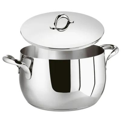 Kikka Mirror Steel Saucepot with Lid