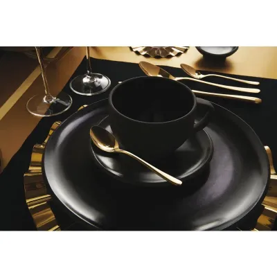 Cake & Coffee 6 Pcs Mocha Spoon, Taste Pvd Gold
