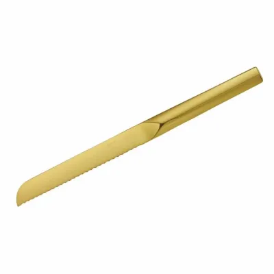 Living Panettone/Cake Knife 12 5/8 Pvd Gold