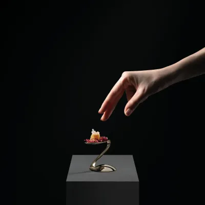Living Mirror PVD Gold Spoon h 5,8 cm