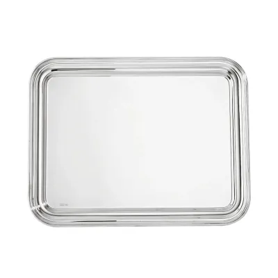Contour Tray Oblong 11 3/8X8 1/4 Silverplated