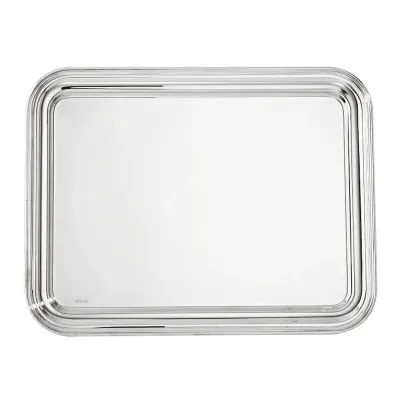 Contour Tray Oblong 15 3/4X10 5/8 Silverplated