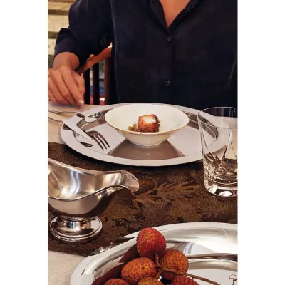 Elite Tray Round 13 3/4 Silverplated
