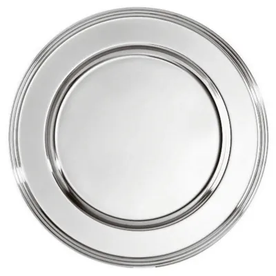 Avenue Show Plate Round 12 1/4 Silverplated