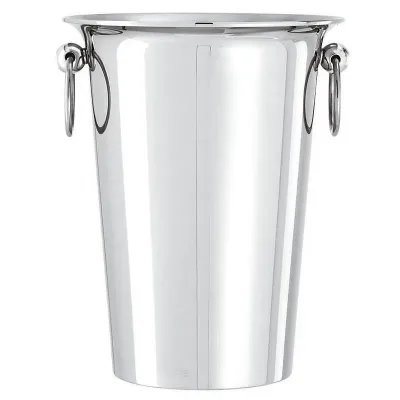 Elite White Wine Cooler Round 7 7/8 Silverplated