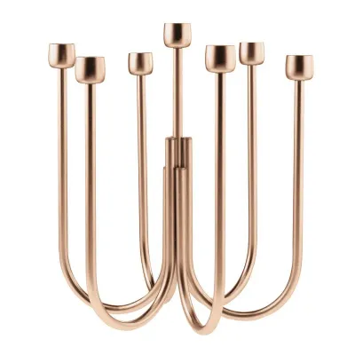 Kyma Candelabra 7 Candles Round 9 7/8 Pvd Rum