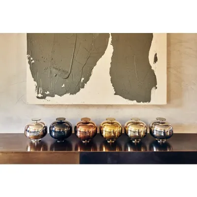 Gio Ponti Centerpiece Round 4 3/8 Pvd Rum