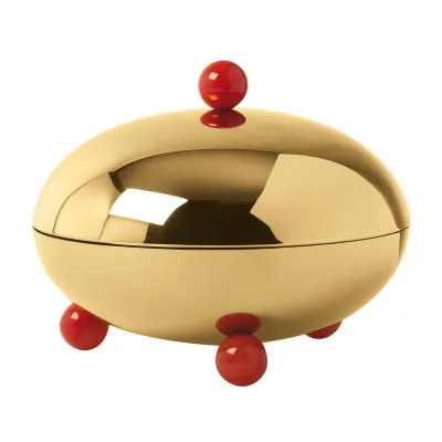 Penelope Centerpiece Round 8 1/8 Pvd Gold