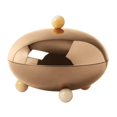Penelope Centerpiece Round 8 1/8 Pvd Rum
