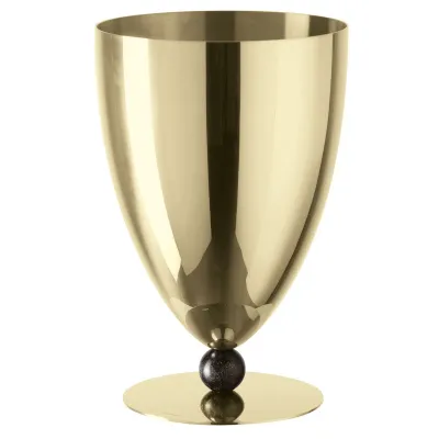 Penelope Wine Cooler 7 In Silverplated Champagne Black