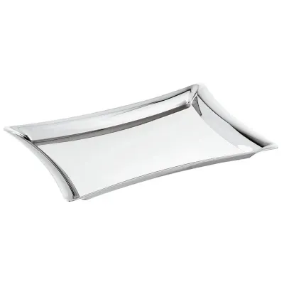 Bamboo Cash Tray 8 5/8X5 1/2 Silverplated