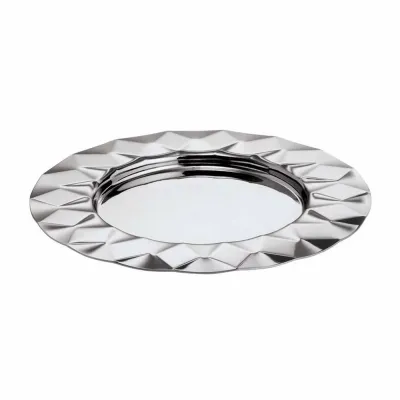 Malia Bottle Stand/ Saucer / Coaster 5 1/2 in D 18/10 Stainless Steel