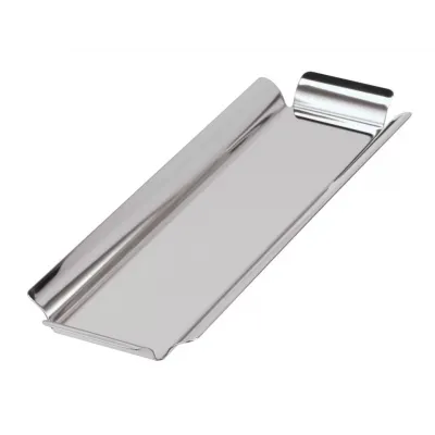 Sky Rectangular Tray 11 3/4 X 3 1/2 in 18/10 Stainless Steel