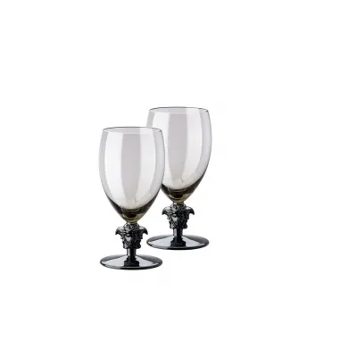 Medusa Lumiere 2/Short Stem - Haze White Wine Set of Two 6 1/2 in, 11 oz