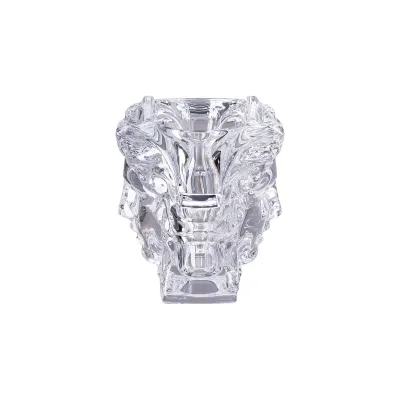 Medusa Grande Vase Crystal, Clear 7 1/2 in