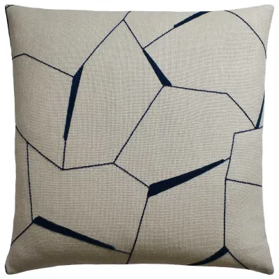 Diverging Indigo Pillow