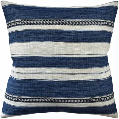 Entonto Stripe Blue Pillow