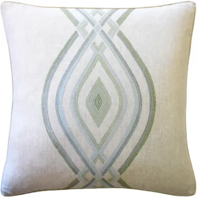 Ora Embroidery Mist 22 x 22 in Pillow