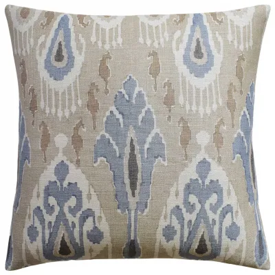 Ikat Bokhara Sand 22 x 22 in Pillow