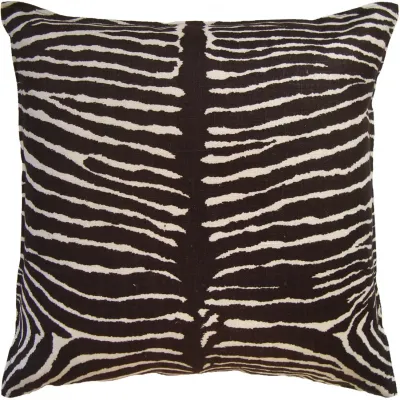 Le Zebre Brown Pillow