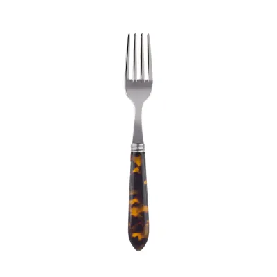 Faux Tortoise Cake Fork 6.5"