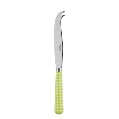 Gingham Lime Large Cheese Knife 9.5"