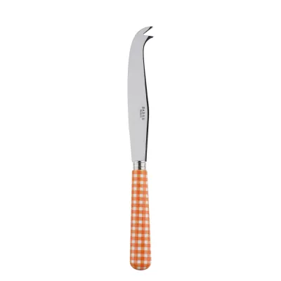 Gingham Orange Large Cheese Knife 9.5"