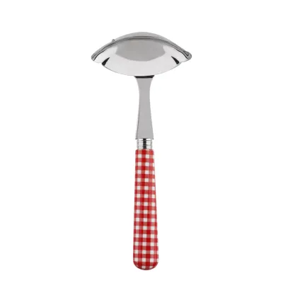 Gingham Red Gravy Ladle 7.5"