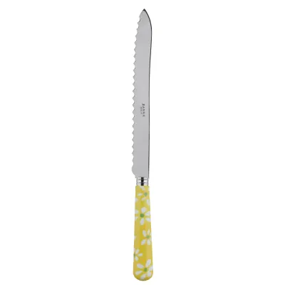 Daisy Yellow Bread Knife 11"