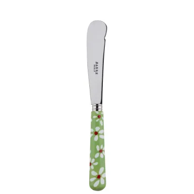 Daisy Garden Green Butter Knife 7.75"