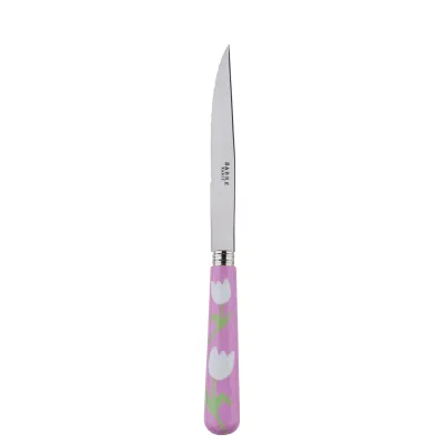 Tulip Pink Steak Knife 9"