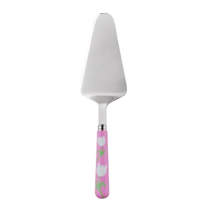 Tulip Pink Tart Slicer 10"