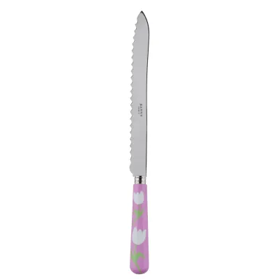 Tulip Pink Bread Knife 11"