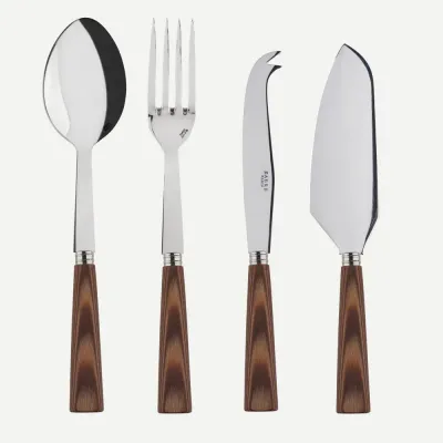 Nature Light Press Wood Set Of 4 Must-Have Serving Pieces