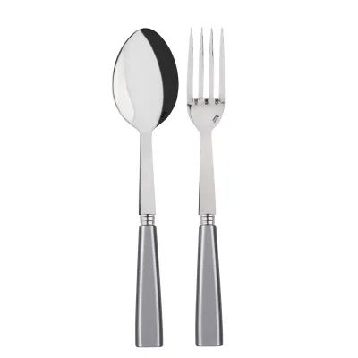 Icon Grey 2-Pc Serving Set 10.25" (Fork, Spoon)