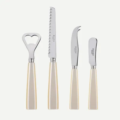 Icon Pearl Aperitif Set (Bottle Opener, Tomato Knife, Small Cheese Knife, Butter Spreader)