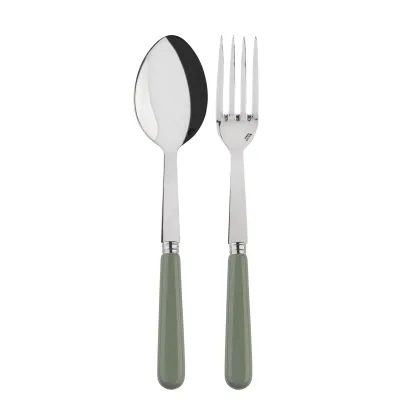 Basic Asparagus 2-Pc Serving Set 10.25" (Fork, Spoon)