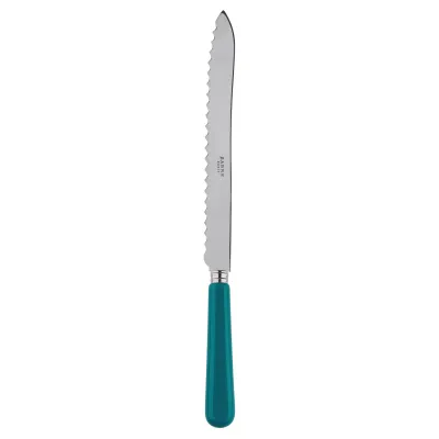 Basic Turquoise Bread Knife 11"