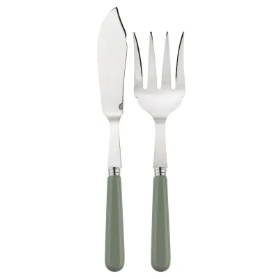 Basic Asparagus 2-Pc Fish Serving Set 11" (Knife, Fork)