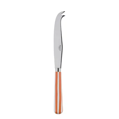 White Stripe Orange Large Cheese Knife 9.5"