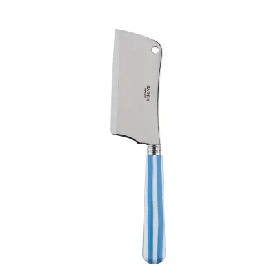 White Stripe Light Blue Cheese Cleaver 8"