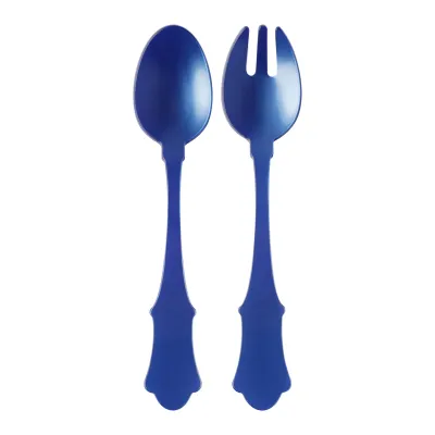 Honorine Lapis Blue Salad Serving Set 10" (Fork, Spoon)