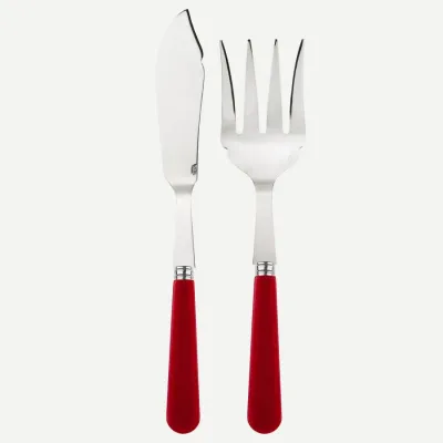 Duo Red Fish Serving Set