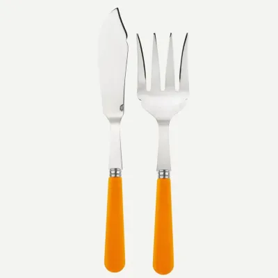 Duo Orange Fish Serving Set