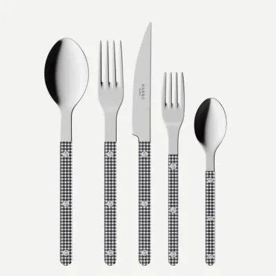 Bistrot Gingham Black Flatware