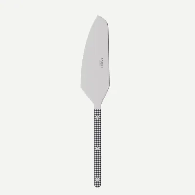 Bistrot Gingham Black Tart Slicer 10"