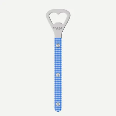 Bistrot Gingham Blue Bottle Opener 6"1/4