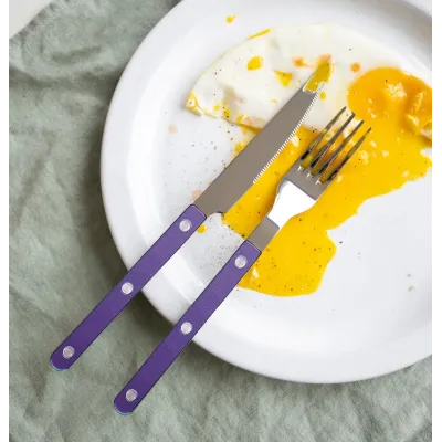 Bistrot Pearly Purple Flatware