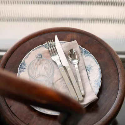 Bistrot Shiny Light Khaki Flatware