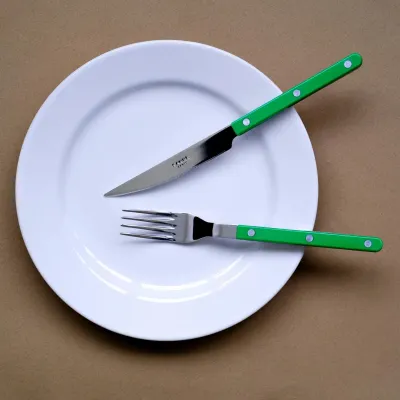 Bistrot Shiny Garden Green Flatware